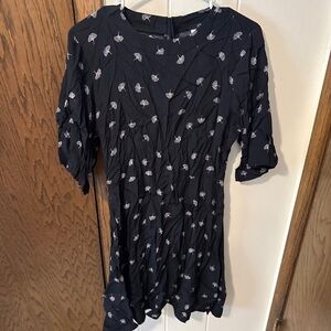 Minimum Black and White Patterned Women's Blouse